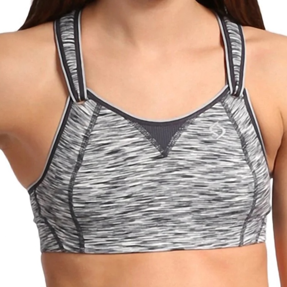 Grey Moving Comfort Bra
